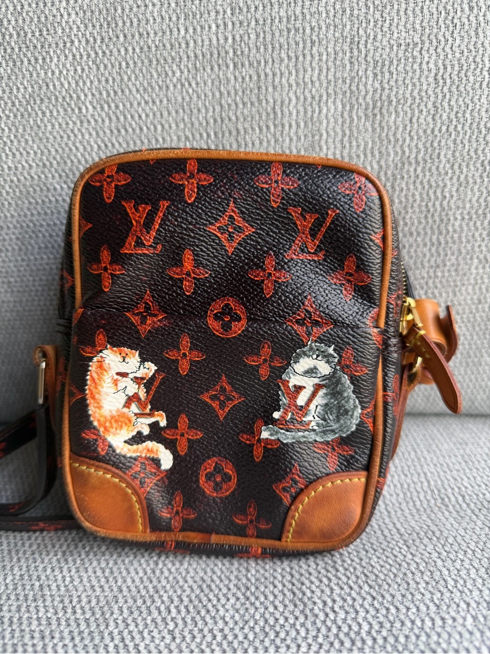 Louis Vuitton Grace Coddington Catogram Crossbody Paname Bag 2018